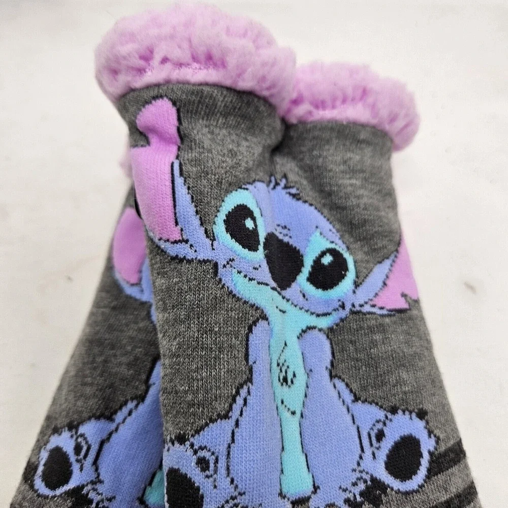 Disney Stitch Women's Lounge Socks Shoe Size 9-11 NWT‎